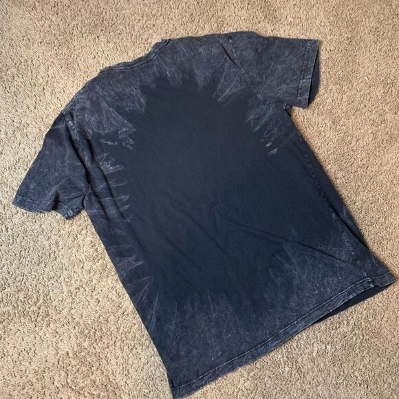 Levi’s Graphic Tie Dye Heathered Skeleton T Shirt Top Eagle Rose Large - Picture 4 of 6